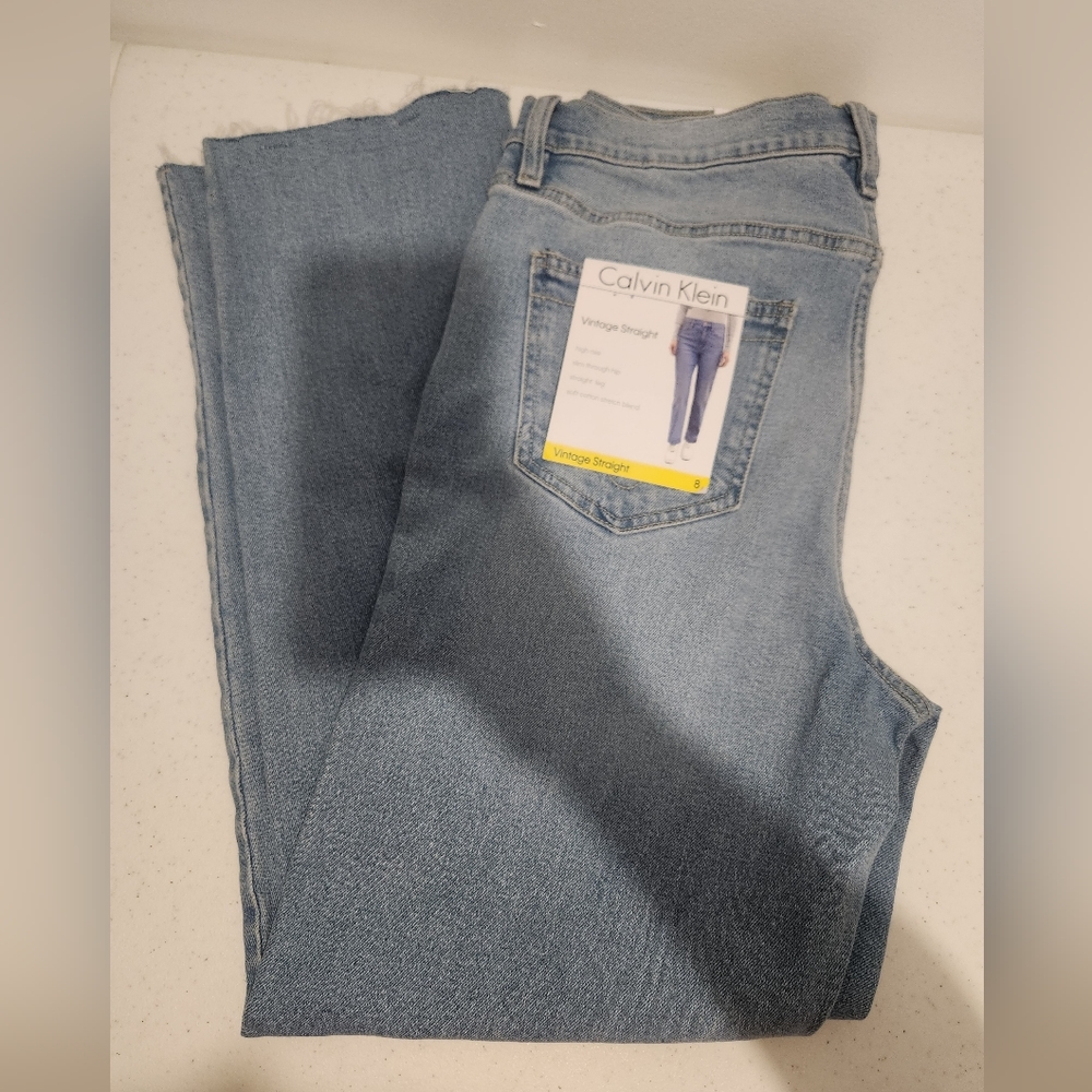 Calvin Klein Vintage Straight High Rise 8